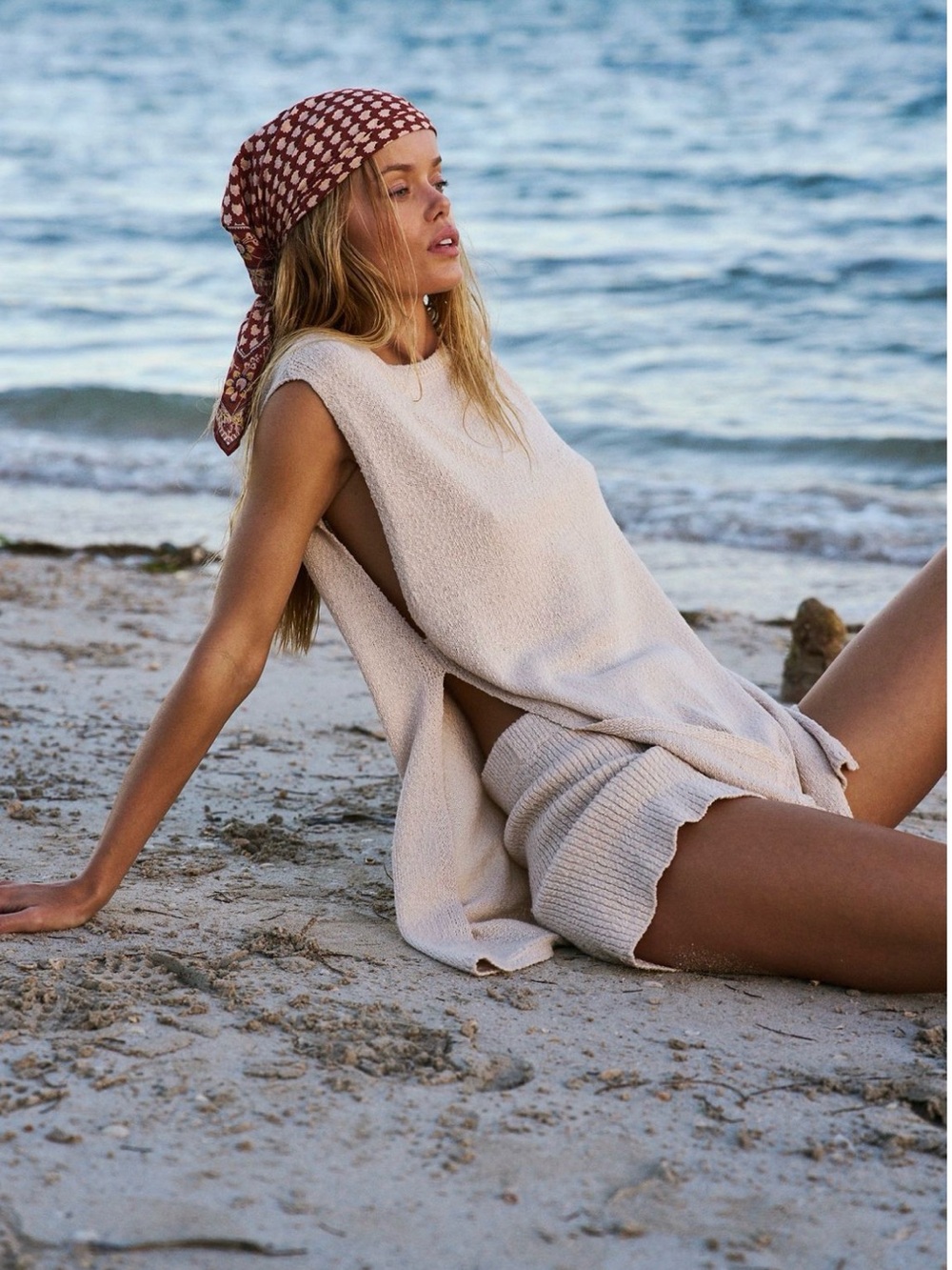 Free People Miranda Sweater Set - Wet Plaster - XL